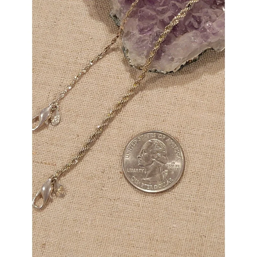 Vintage Rinc SP Lind Link Silver Plated Rope & Fancy Link Chain Bracelet lot 2 - Picture 5 of 7